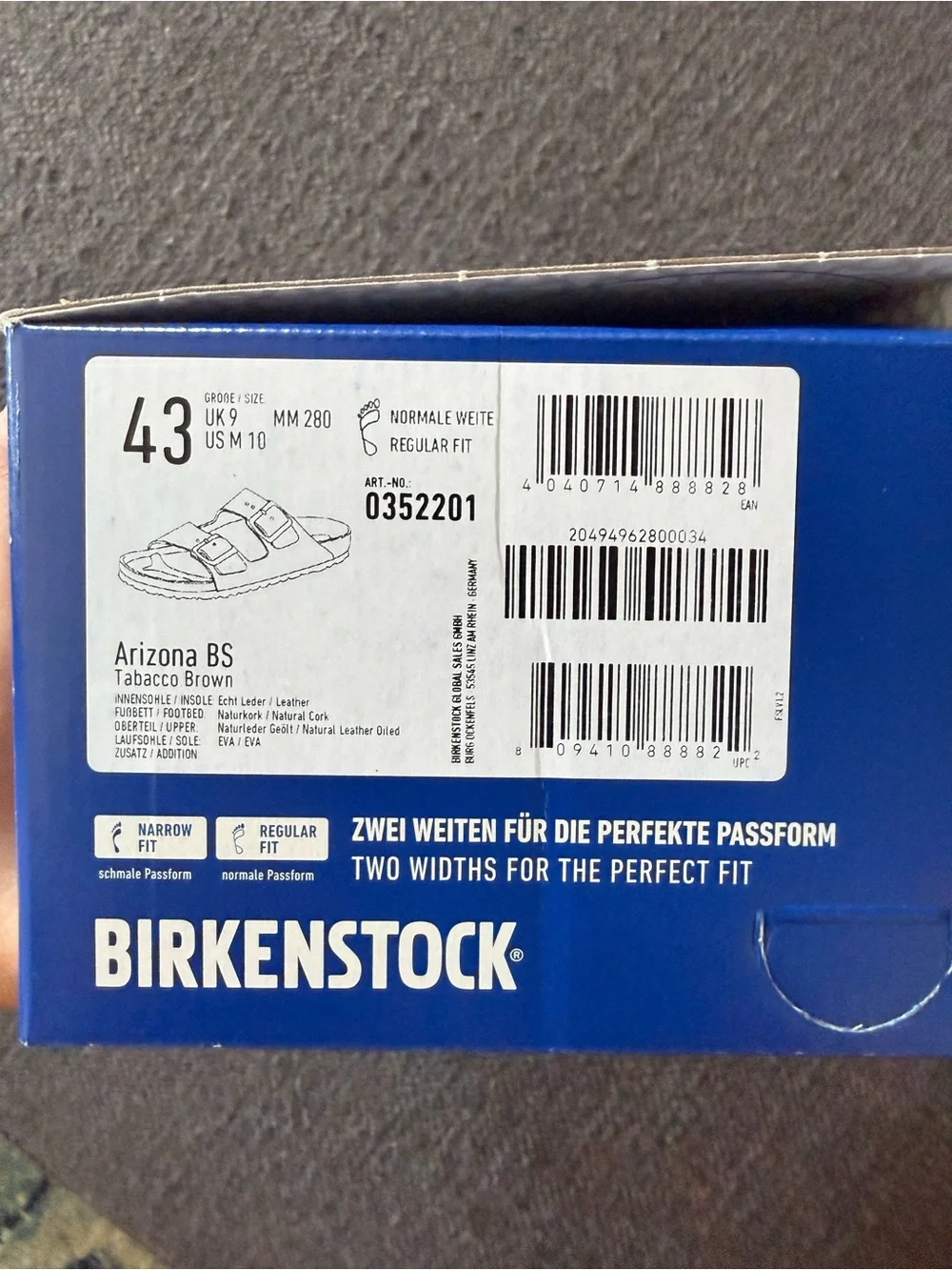 Birkenstock oiled leather